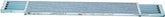 Werner PA200 Series PA208 Extension Plank, 8 to 13 ft L, 14 in W, Aluminum